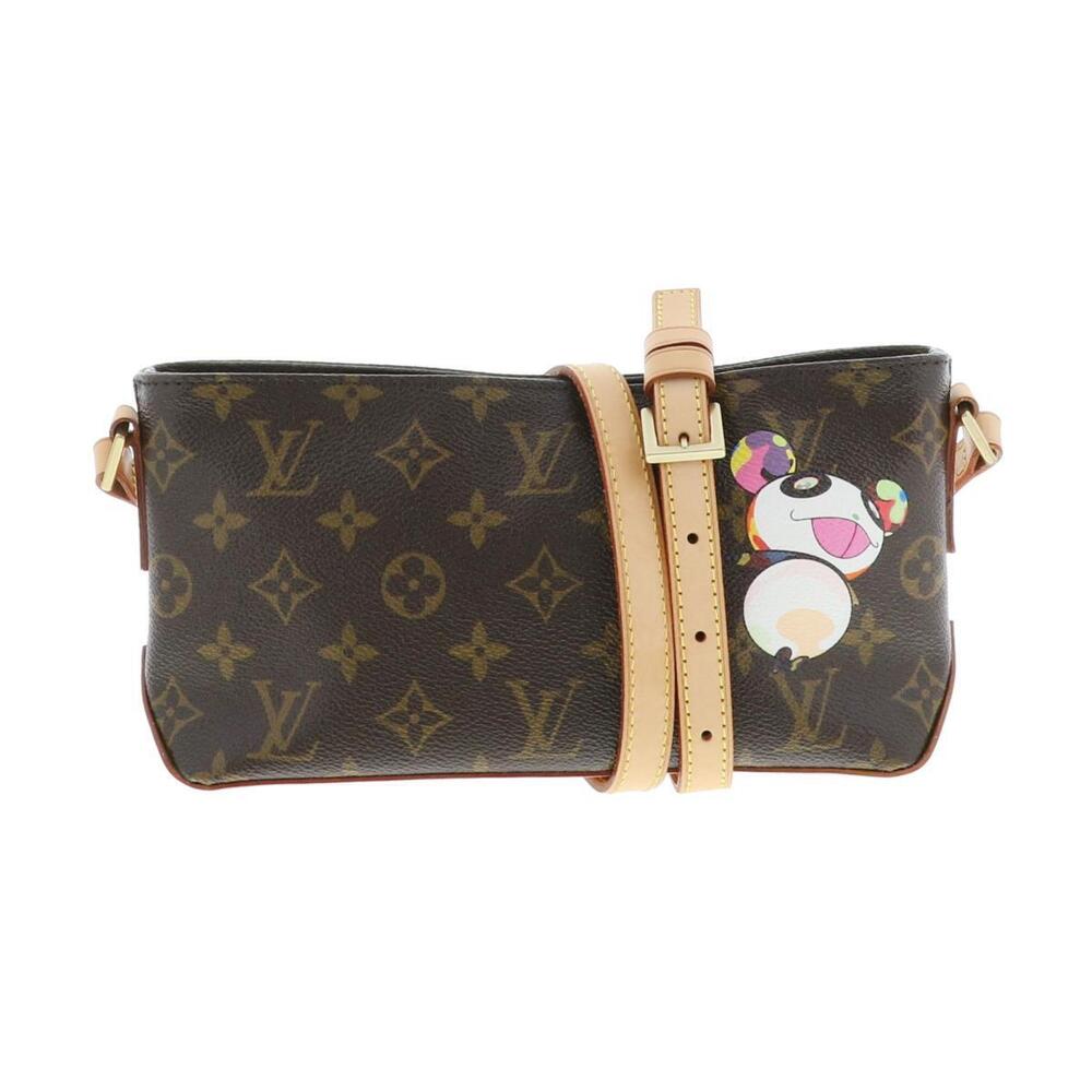 LOUIS VUITTON Trotter Panda Bag Shoulder Messenger Monogram Brown